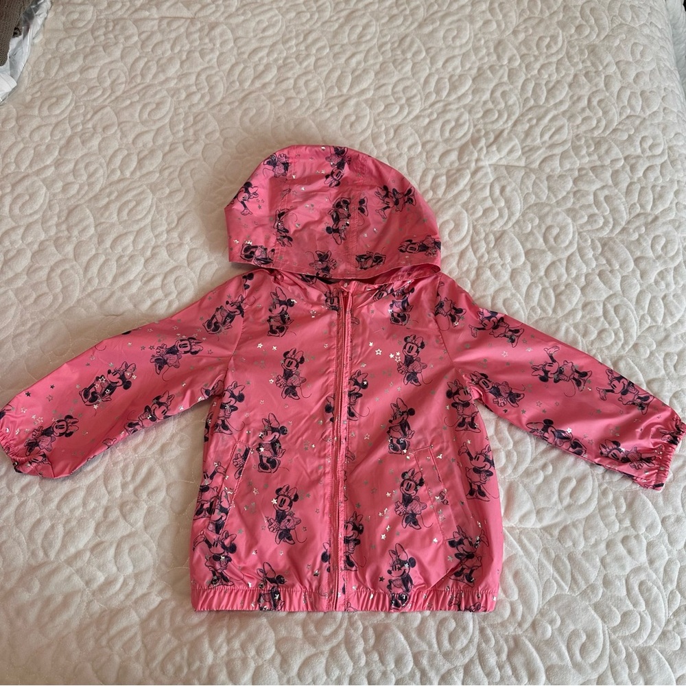 GAP Pink  Minnie Mouse Hooded Jacket